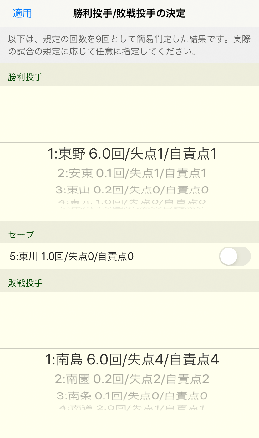 先発メンバーの変更